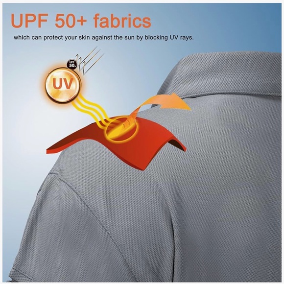 NWT Set of 2 MIER Long Sleeve Tactical Polo Shirts Large - Picture 4 of 7